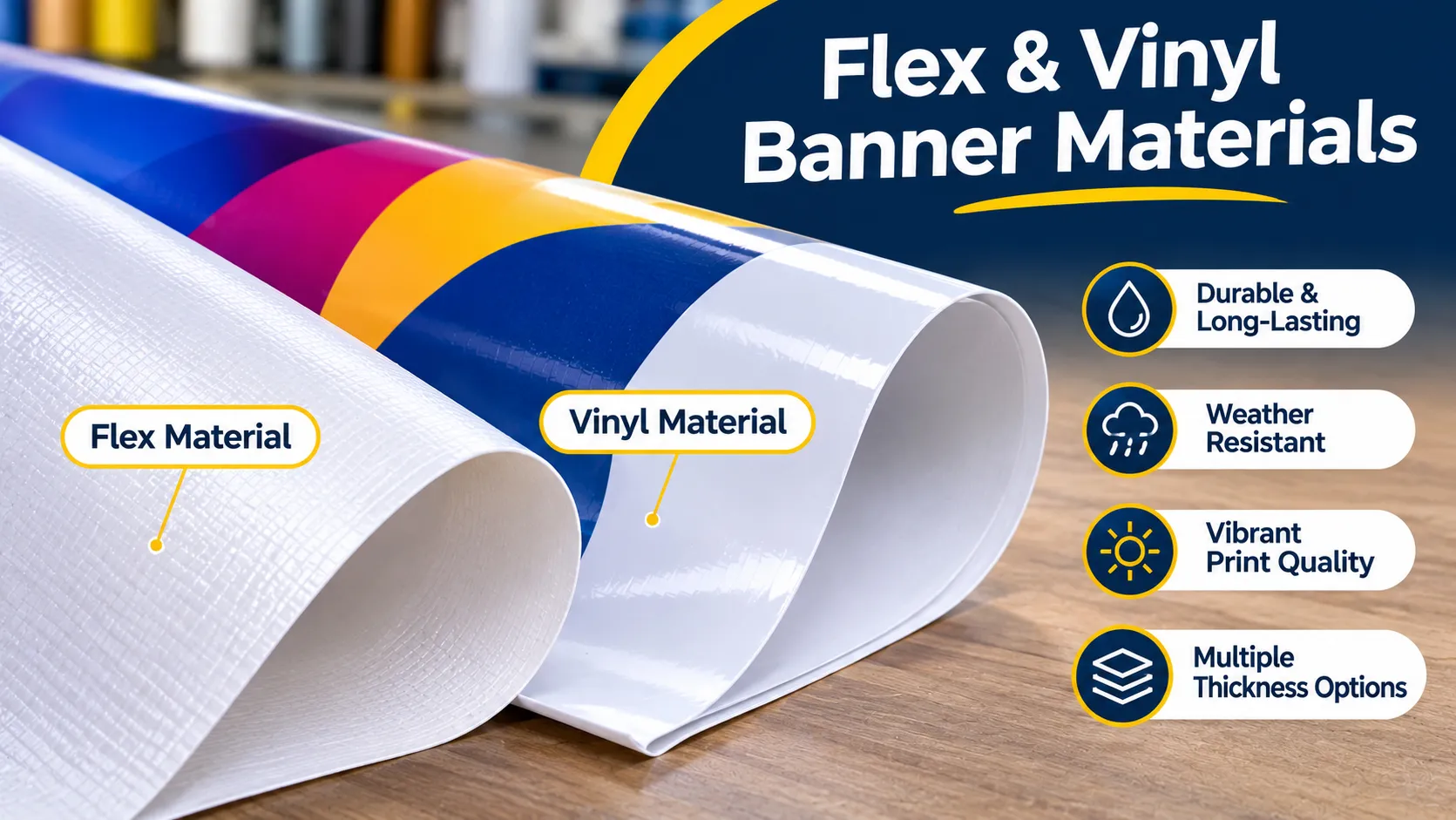 flex vinyl banner materials