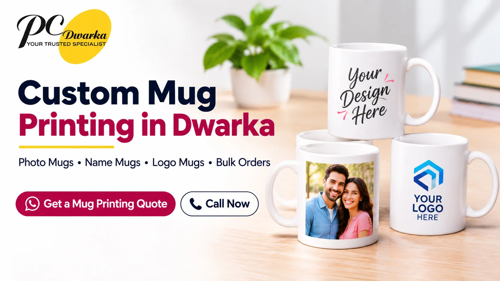Mug Printing in Dwarka